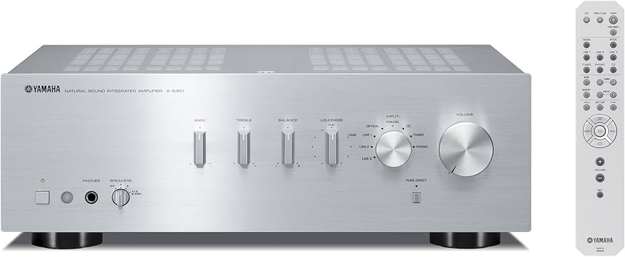 Amazon.co.jp: ヤマハ プリメインアンプ シルバー A-S301(S) : Electronics