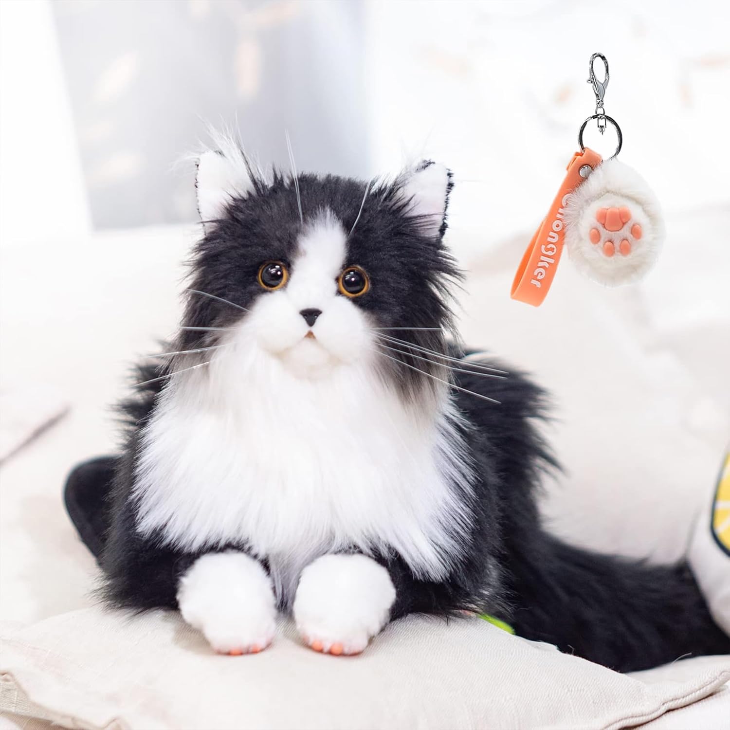 作家 haco deco 白猫ちゃん haco deco様 白い子猫 ぬいぐるみ