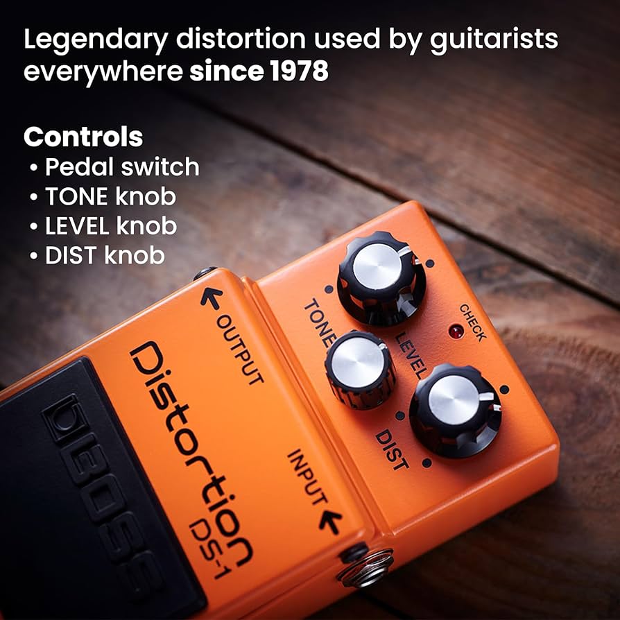 Amazon.com: Boss DS-1 Distortion Bundle with Gearlux Power Supply