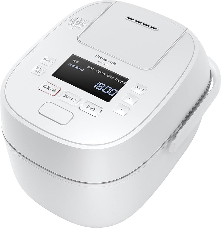 Amazon | パナソニック 炊飯器 5.5合 可変圧力&大火力おどり炊き 全面