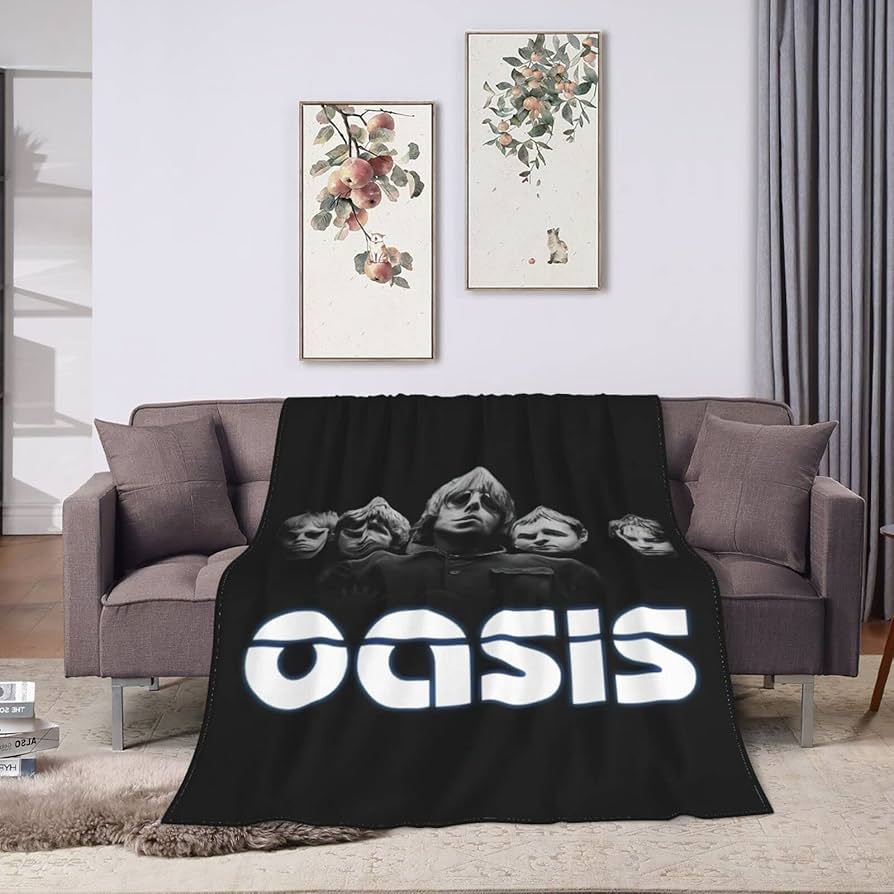 Amazon｜毛布 ブランケット オアシス OASIS バンド ひざ掛け blanket