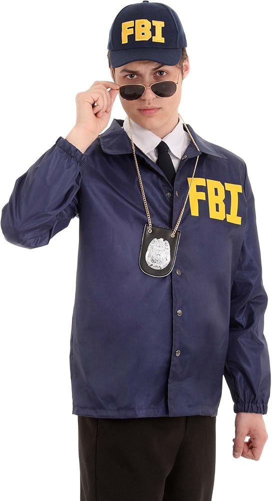 Amazon.co.jp: Fun Costumes メンズ FBI捜査官コスチューム | 連邦捜査