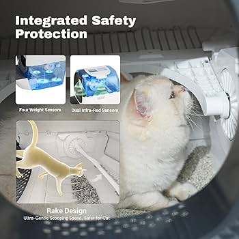 Amazon | LALAHOME 全自動スマート猫トイレ RealScooper Pro 「猫砂の
