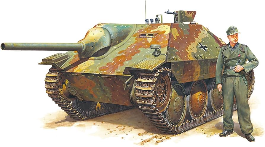 Amazon.com: Tamiya 300035285, 1: 35 WWII German Tank Destroyer, 38