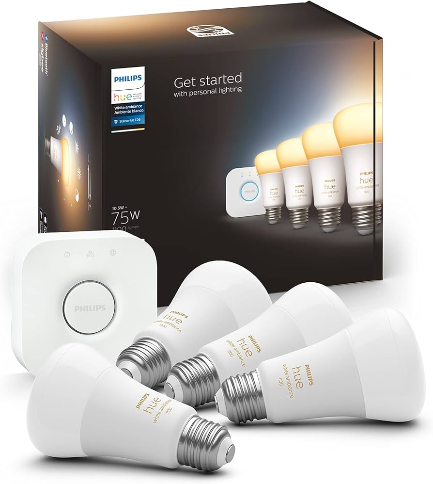 Amazon.com: Philips Hue Smart Light Starter Kit - Includes (1