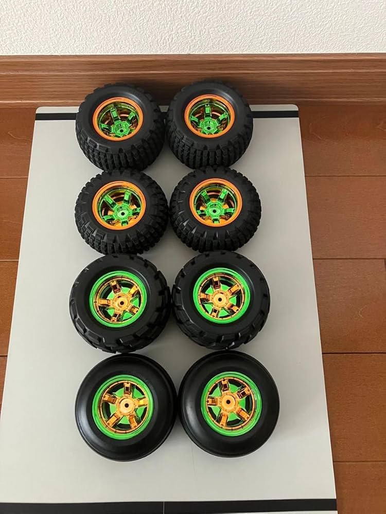Amazon.co.jp: タミヤ コミカル系メッキホイールタイヤセット : おもちゃ