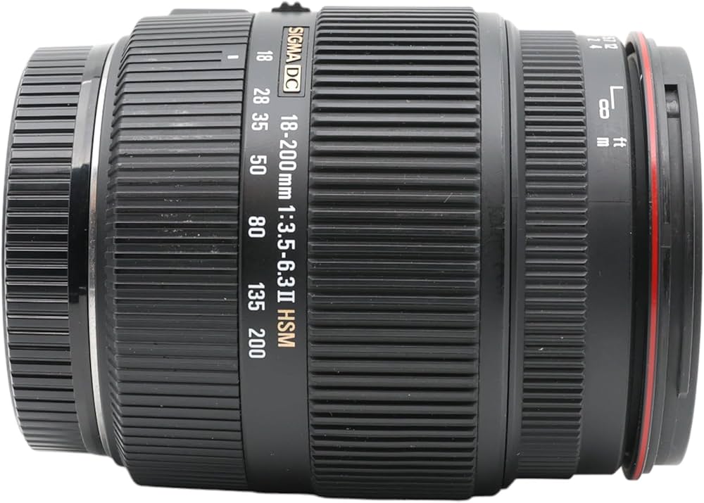 中古】SIGMA 18-200mm F3.5-6.3L DC OS高倍率ズーム