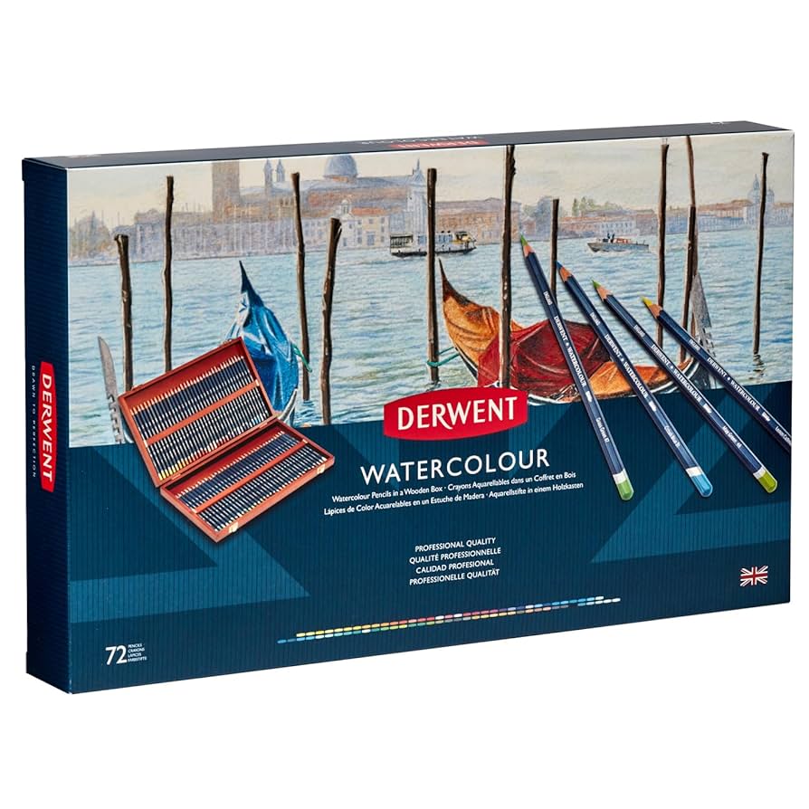 Amazon | DERWENT ダーヴェント色鉛筆ARTISTS木箱入72色 | 色鉛筆