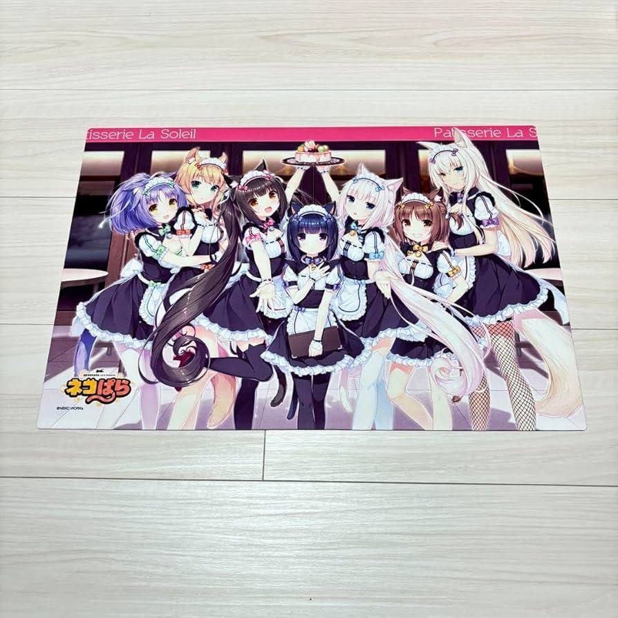 ブシロード ラバーマットコレクション Vol.638 ネコぱら ショコラ