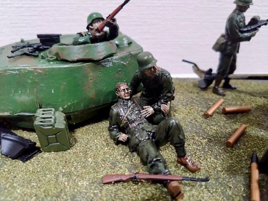 ドイツ軍ミリタリープラモデル1/35 ジオラマ Amazon.co.jp: 1/35