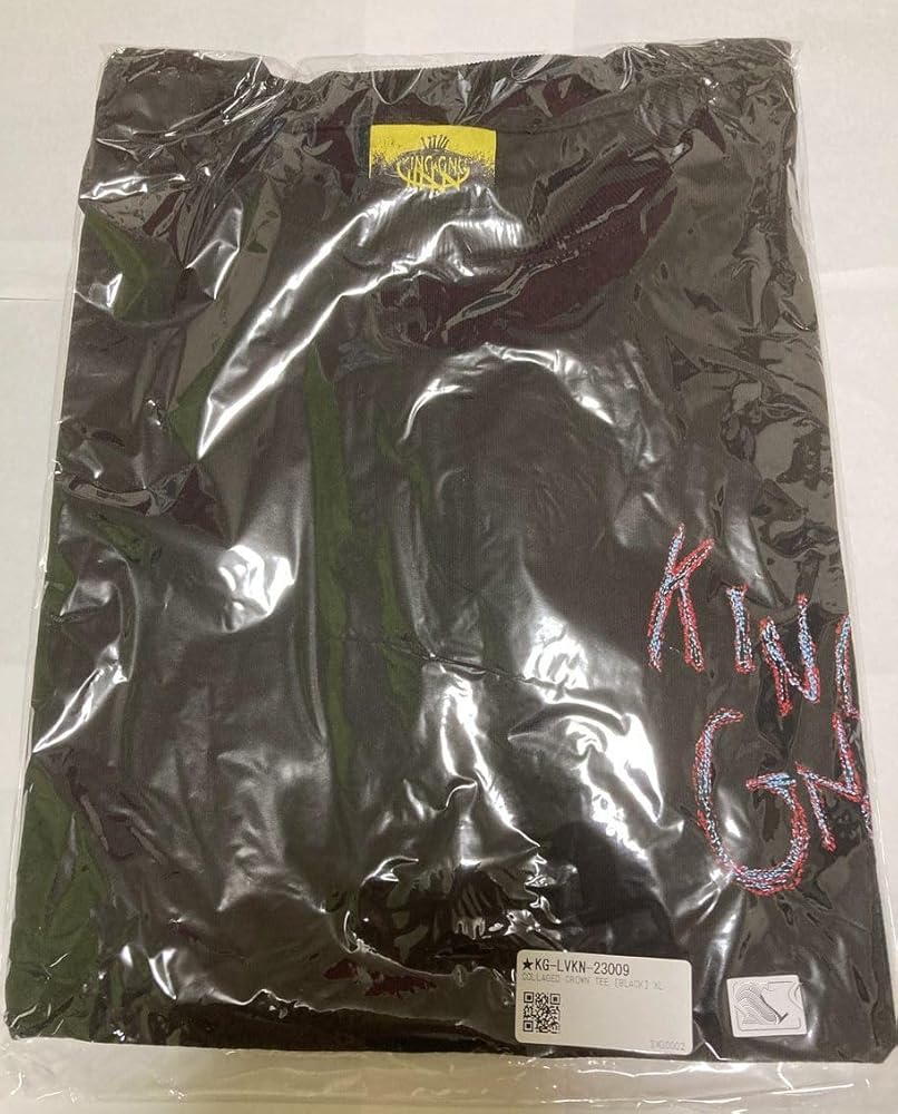 キングヌー グッズ tシャツ 黒 半袖 サイズM COLLAGED CROWN Amazon.co