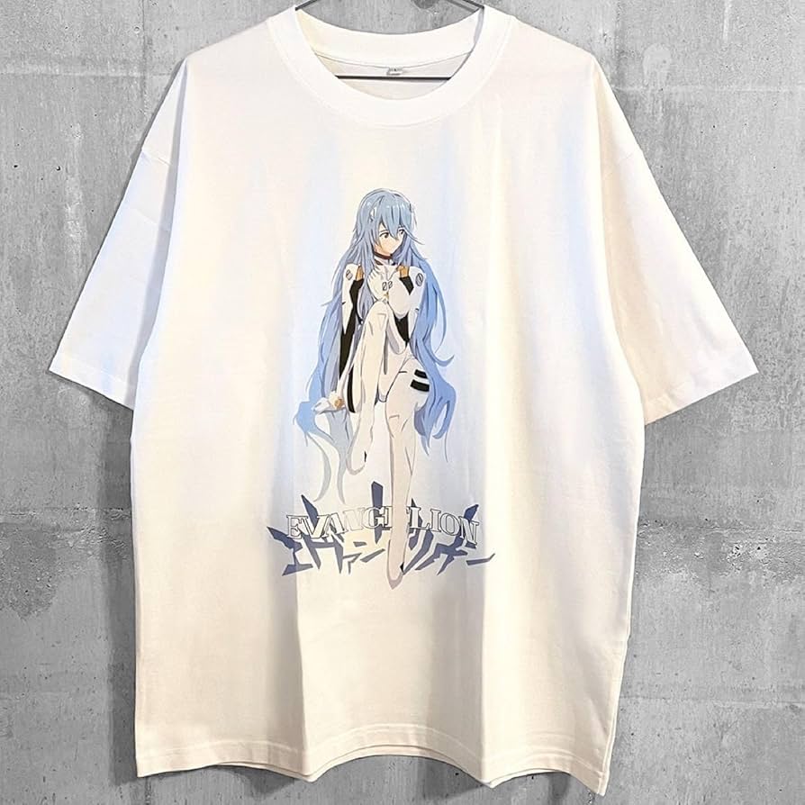 エヴァンゲリオン 綾波 レイ Tシャツ アニメ 漫画 Amazon.co.jp: XL