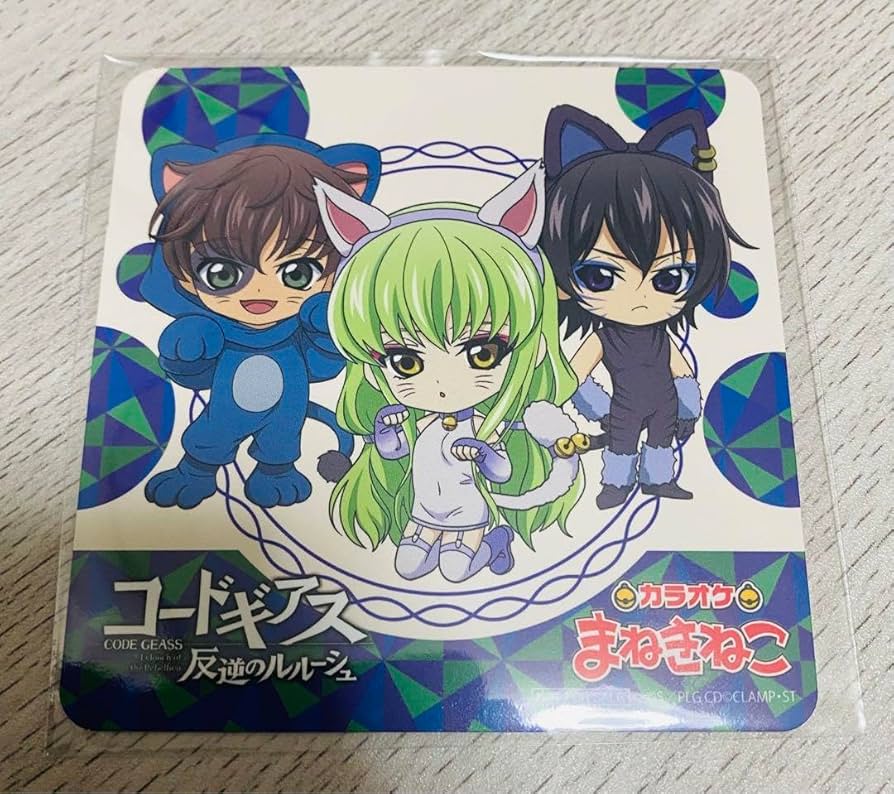 コードギアスまねきねこコースターC.C. シーツー