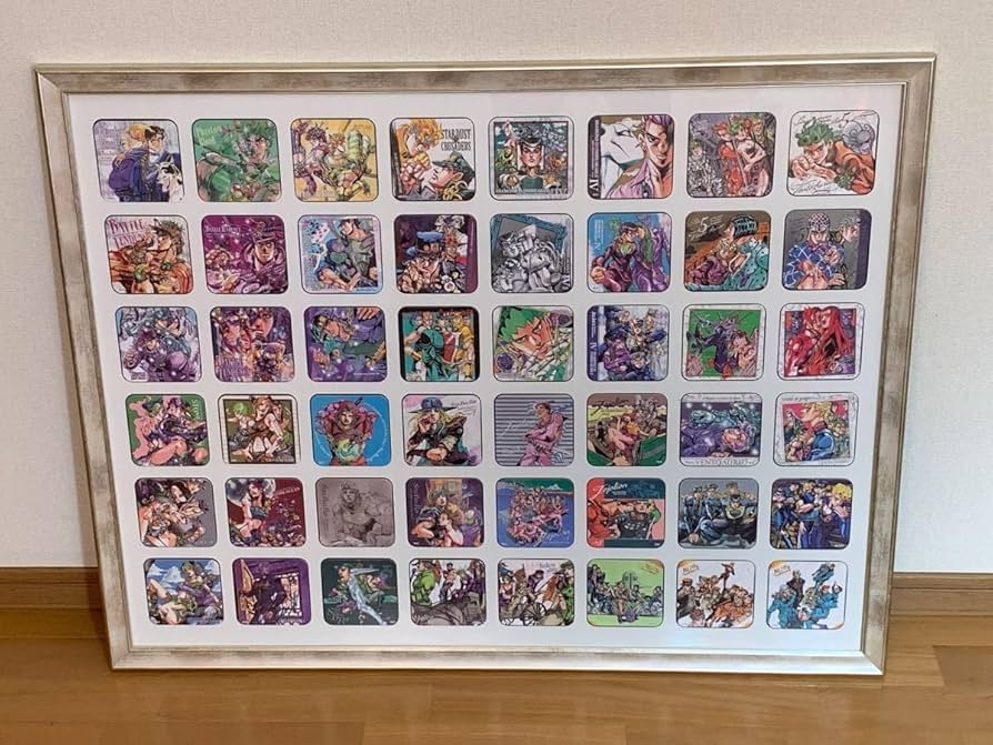 ジョジョの奇妙な冒険 アートコースター ☆ ジョジョの奇妙な冒険