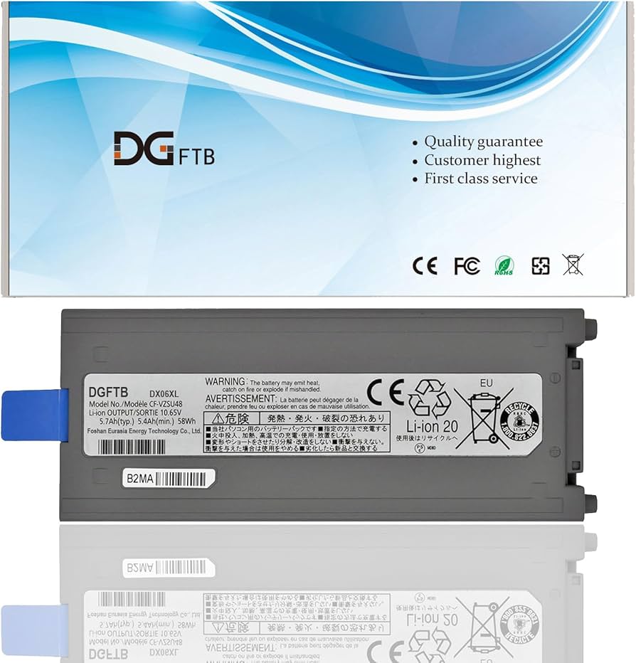 Amazon.com: DGFTB CF-VZSU48 New Laptop Battery for Panasonic