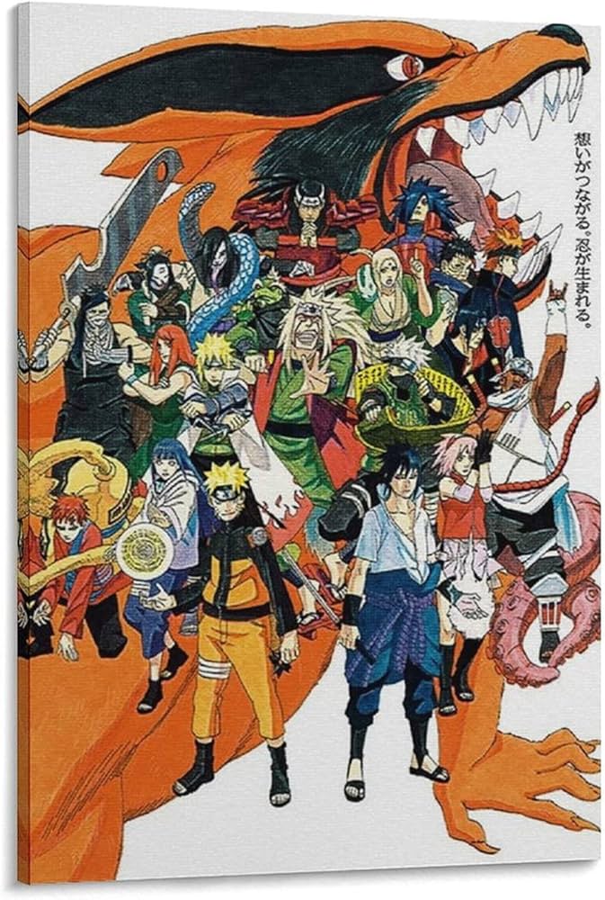 Amazon.co.jp: NARUTO -ナルト- アニメ キャンバス アート ポスター
