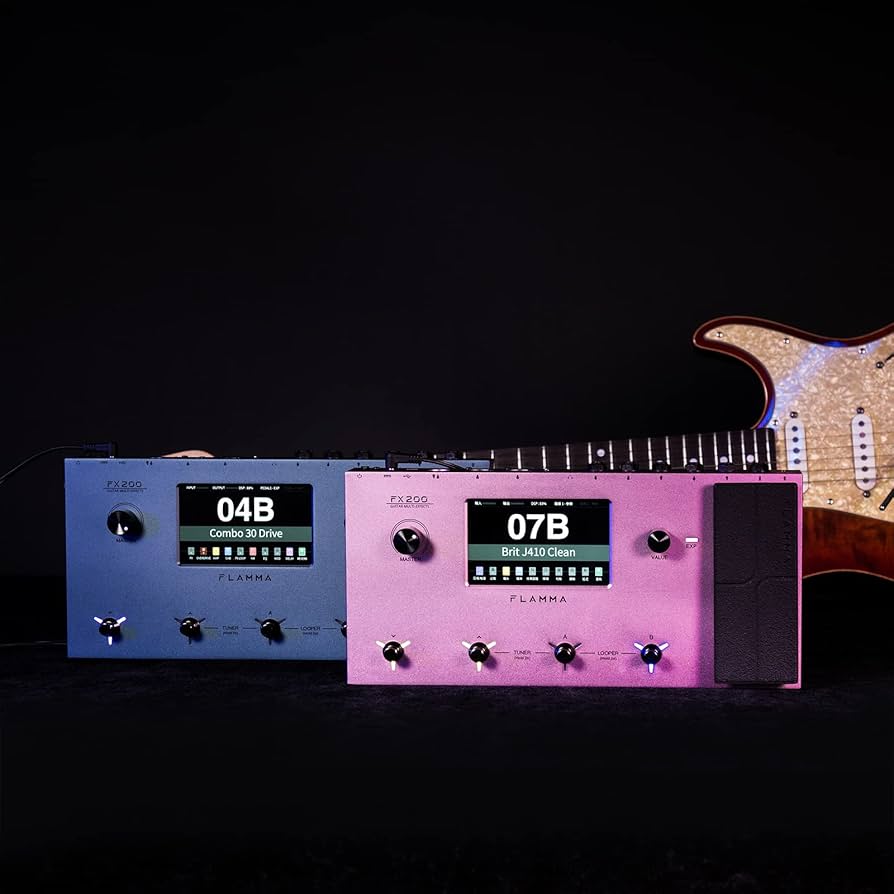 Amazon.co.jp: FLAMMA FX200 マルチ エフェクター ギター ペダル 5