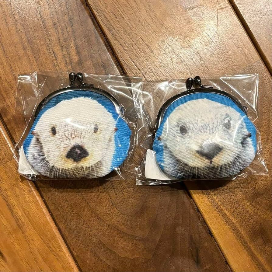 ラッコとカワウソ ガラス細工 ラッコとカワウソ ガラス細工 ラッコと