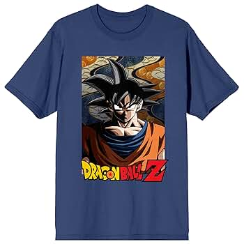 ドラゴンボール バーダック 悟空 USA カタカナ ロゴ 半袖 tシャツ青