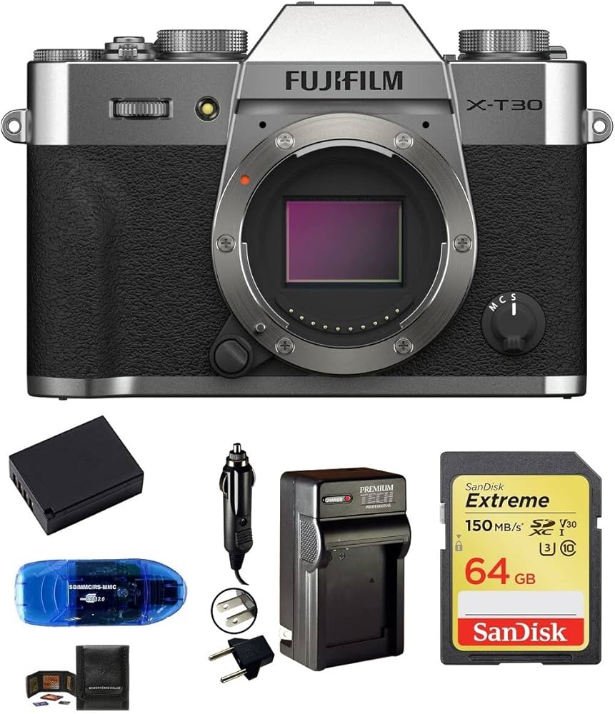 Fujifilm X-T30 ミラーレスカメラ レンズキット 本体と付属品 Amazon