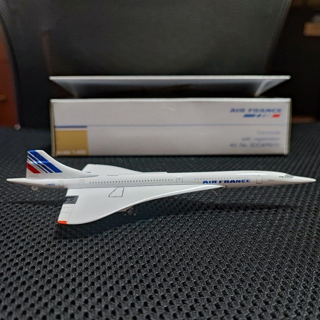 エールフランス航空 Concorde コンコルド SOCATEC製 1:400のダイ