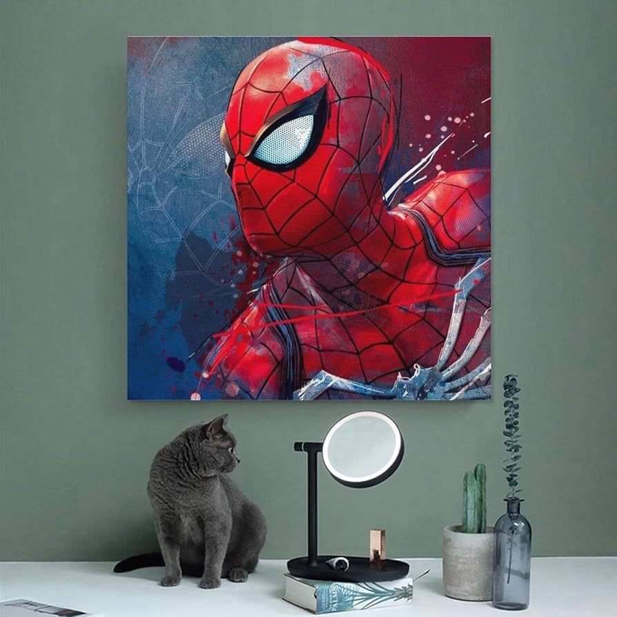 スパイダーマン グッズ アートパネル 約52センチ✕約52センチ