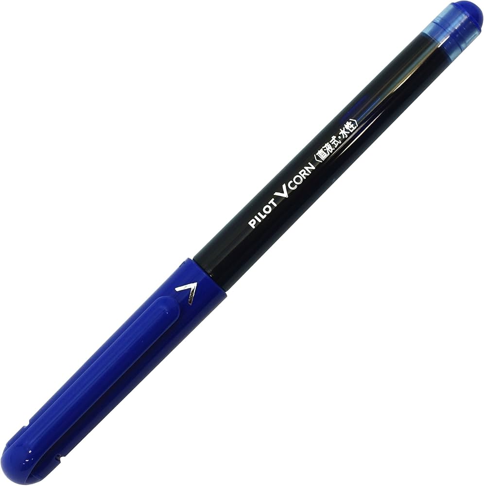 Amazon | パイロット 水性ボールペン Vコーン 青 LVE-10EF-L 10セット