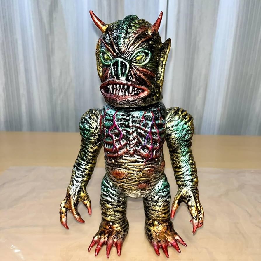 スカルヘッドバットマーミットソフビクリア内臓蓄光