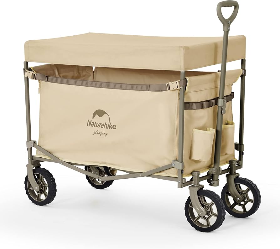 Amazon.co.jp: Naturehike公式ショップ キャリーワゴン 屋根付き 146L