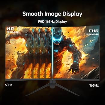 Amazon.com: KTC 32 Inch Curved Gaming Monitor, FHD 1080P 165Hz PC