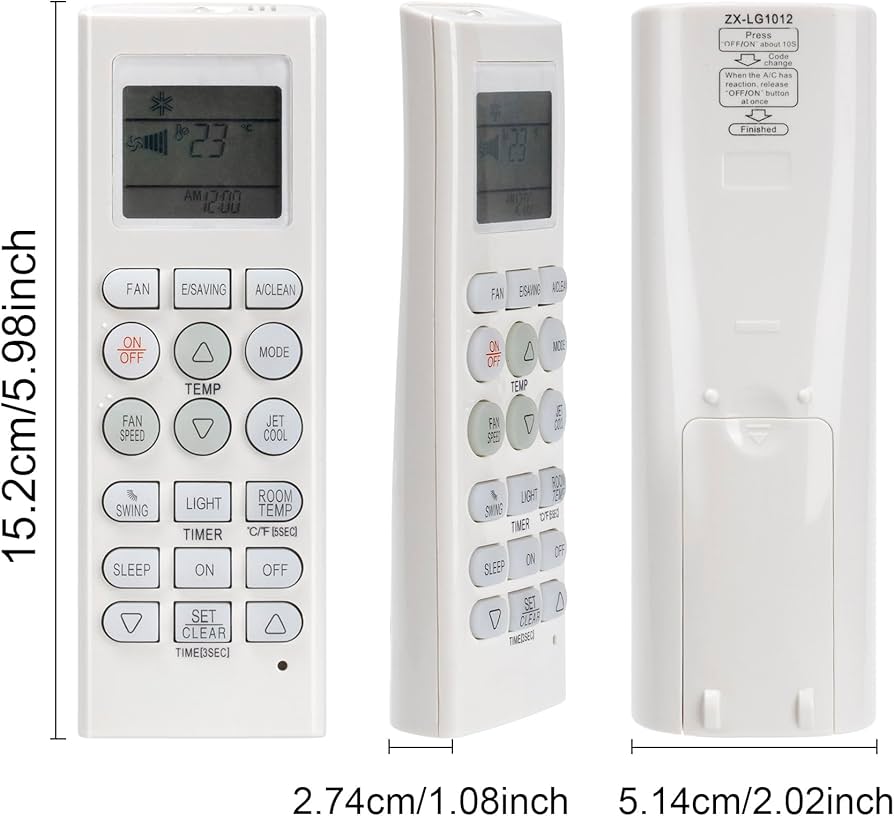 Amazon.com: Universal A/C Remote Control for LG Air Conditioner