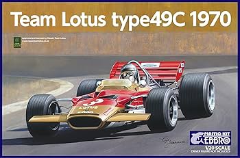 Amazon | エブロ 1/20 チームロータス タイプ 49C 1970 プラモデル