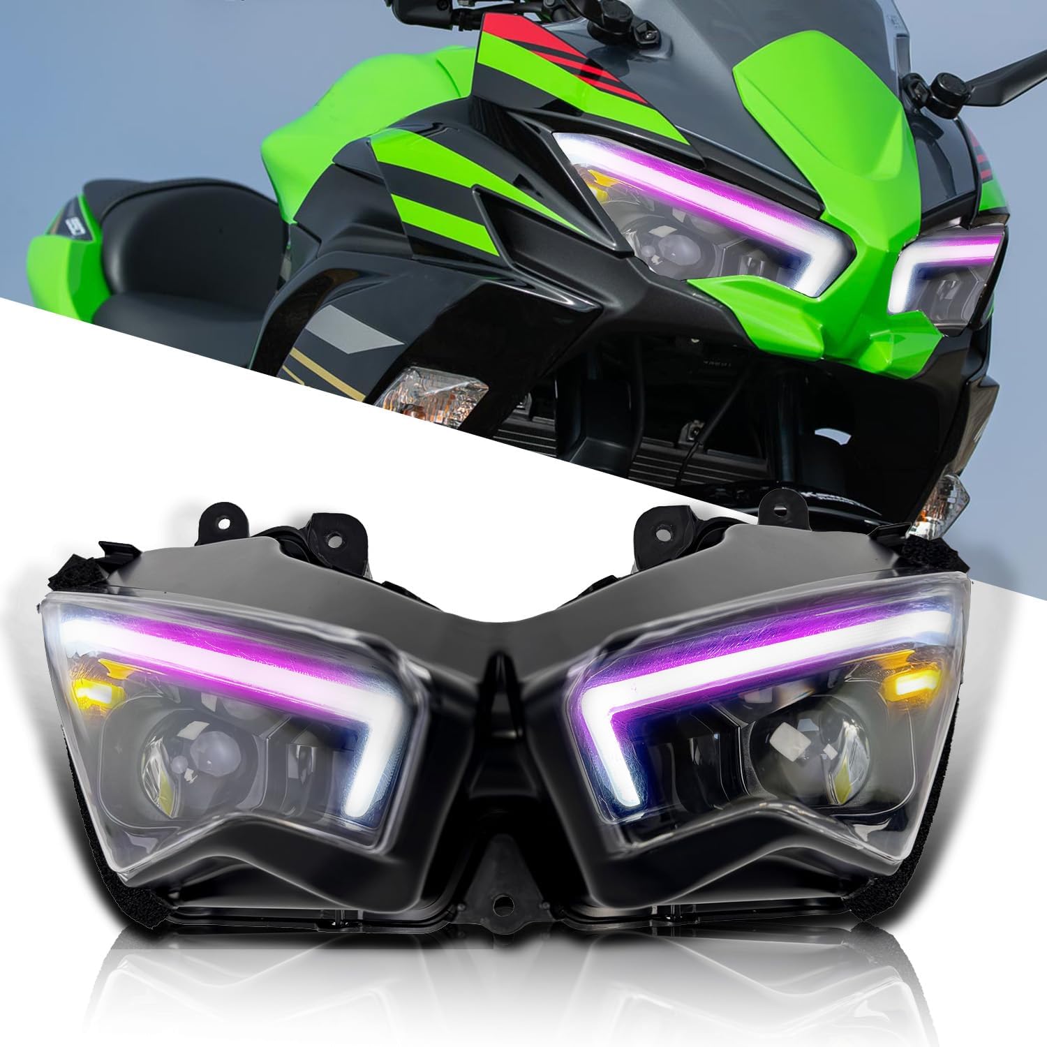 kaedear サイバーLEDプロジェクターライト Ninja ZX-25R Cyber LED