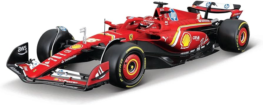 1/18 F1ブラーゴ フェラーリSF-24 C.ルクレール×LED照明ケース Amazon