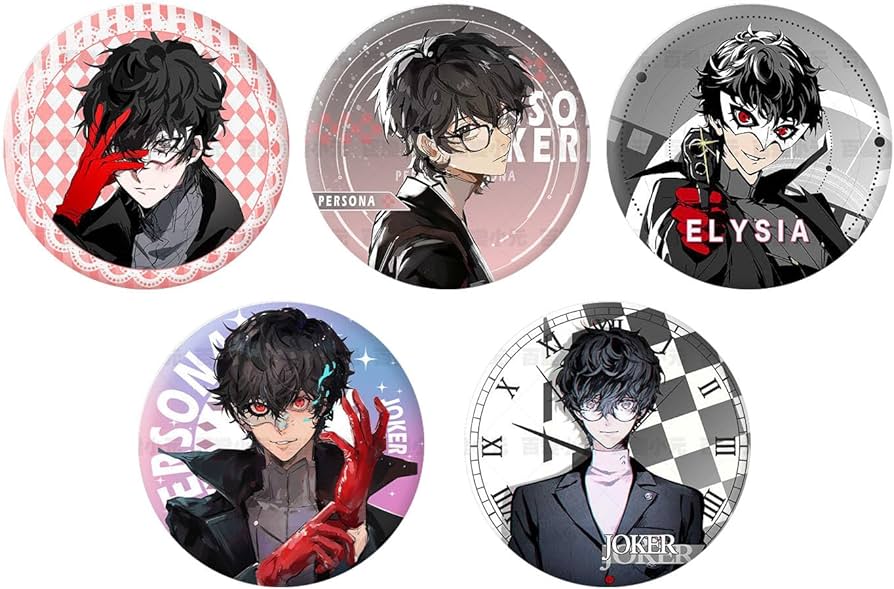 ペルソナ5 総攻撃 モルガナ 缶バッジ コトブキヤ モナ 1個 ペルソナ5