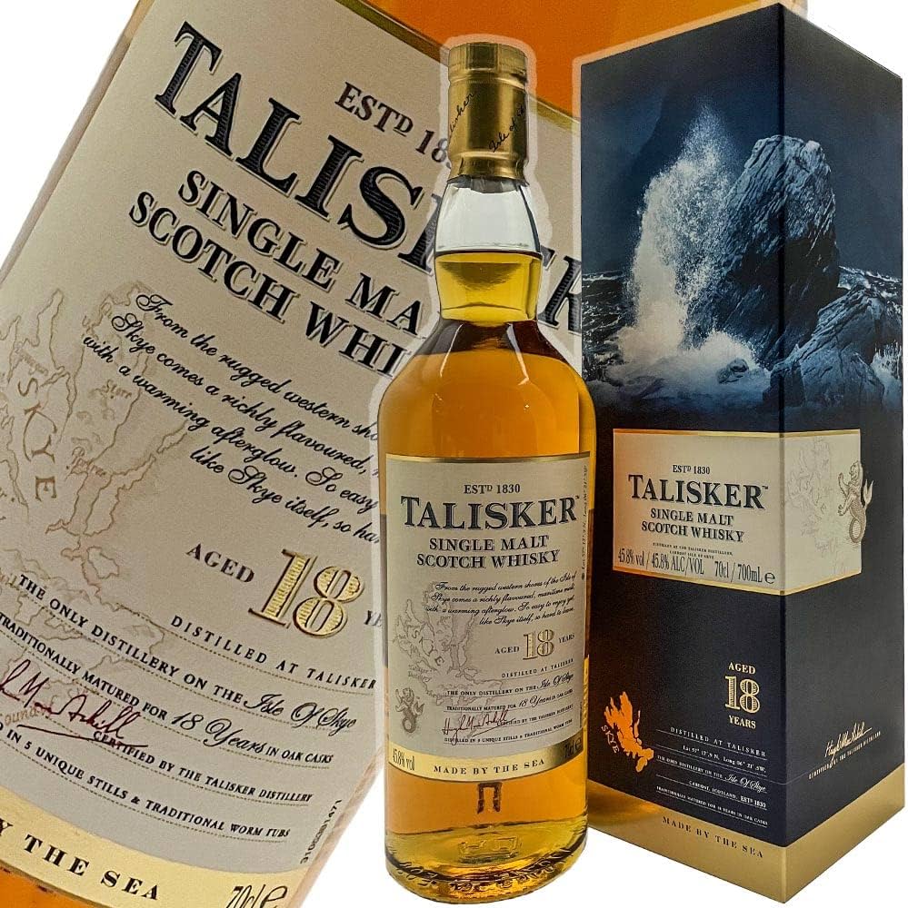 Amazon.co.jp: タリスカー 18年 700ml 45.8度 箱入り［正規品］ : 食品