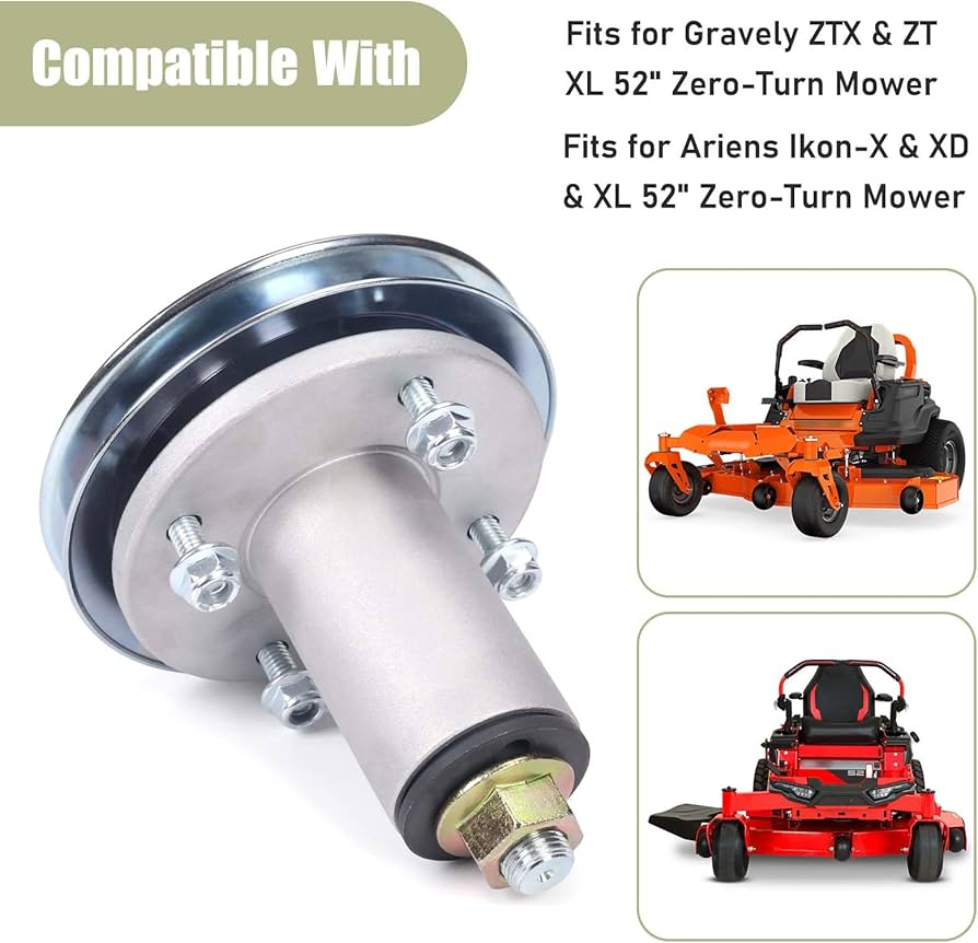 Amazon.com : Atesilor 51528000 51537200 Lawn Mower Deck Spindle