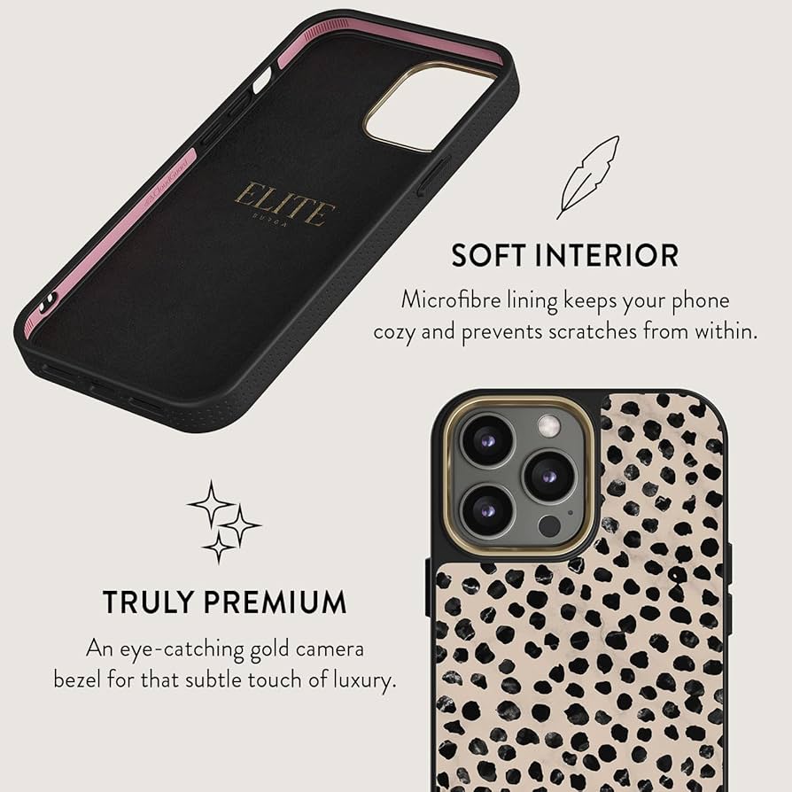 Amazon.co.jp: BURGA 電話ケース iPhone 13 PRO MAX対応 - ブラック