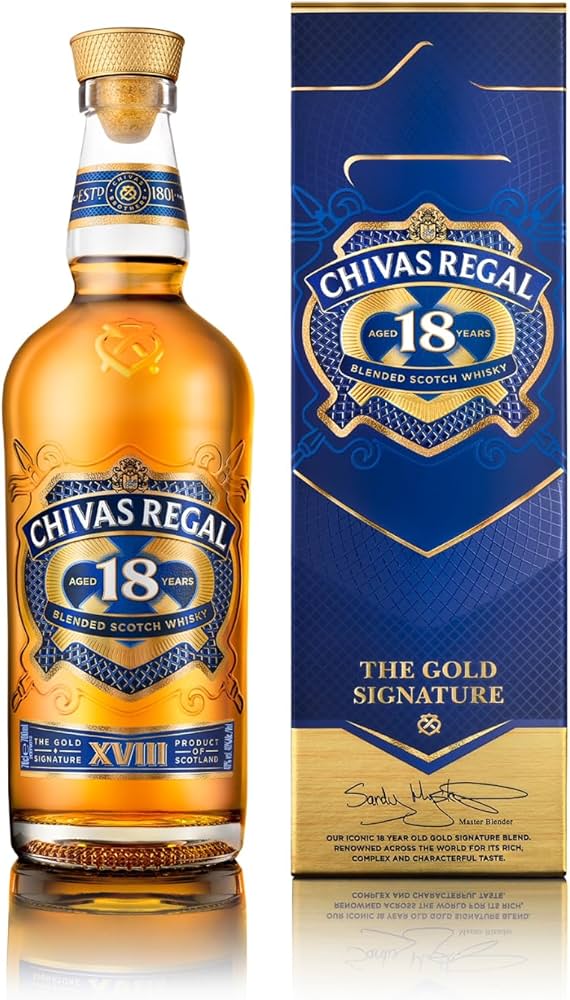 CHIVAS REGAL 18年 ウイスキー 50ml ギフトボックス入り Amazon.co.jp