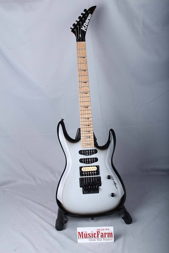 Kramer SC211 Custom Solid Body Electric Guitar, Floyd Rose Trem