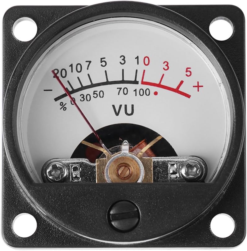 ステレオVUメーター（丸型コンパクトタイプ）自作ステレオVUメーター