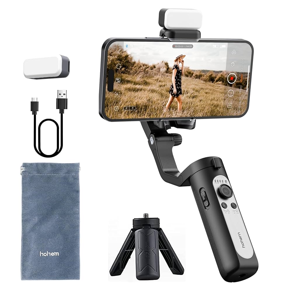 Hohem M6 kit 3軸スマホジンバル スタビライザー Amazon.co.jp: hohem