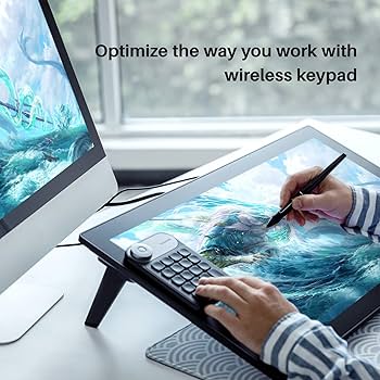 Amazon.com: HUION Kamvas Pro 24 4K UHD Graphics Drawing Tablet and