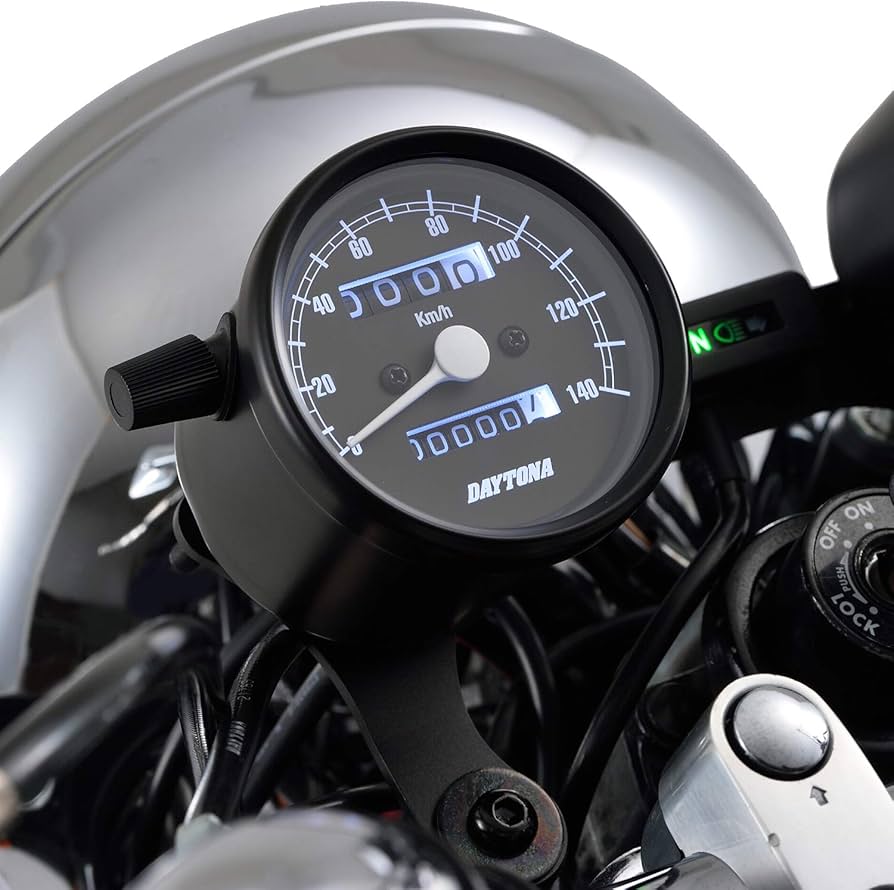 Amazon.co.jp: デイトナ(Daytona) バイク用 機械式 スピードメーター