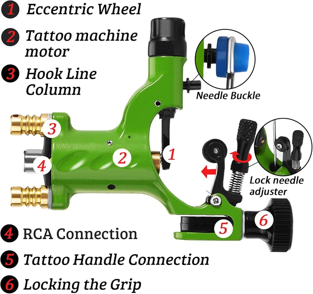Dragonfry Rotary Tattoo Machine タトゥーマシーン DragonFly
