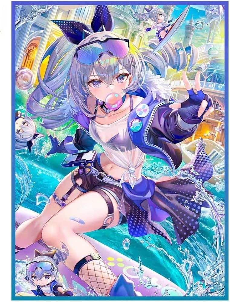 α1 崩壊 スターレイル ロゴ&お腹 銀狼 スリーブ&プレイマット Amazon