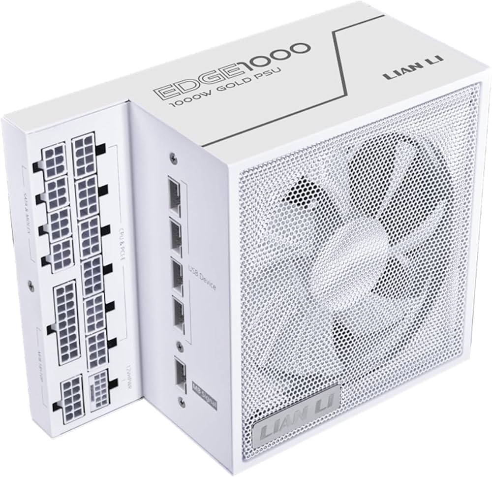 Amazon | LIANLI ATX 3.1 PC電源 EDGE 1000 WHITE L-Shapeデザイン