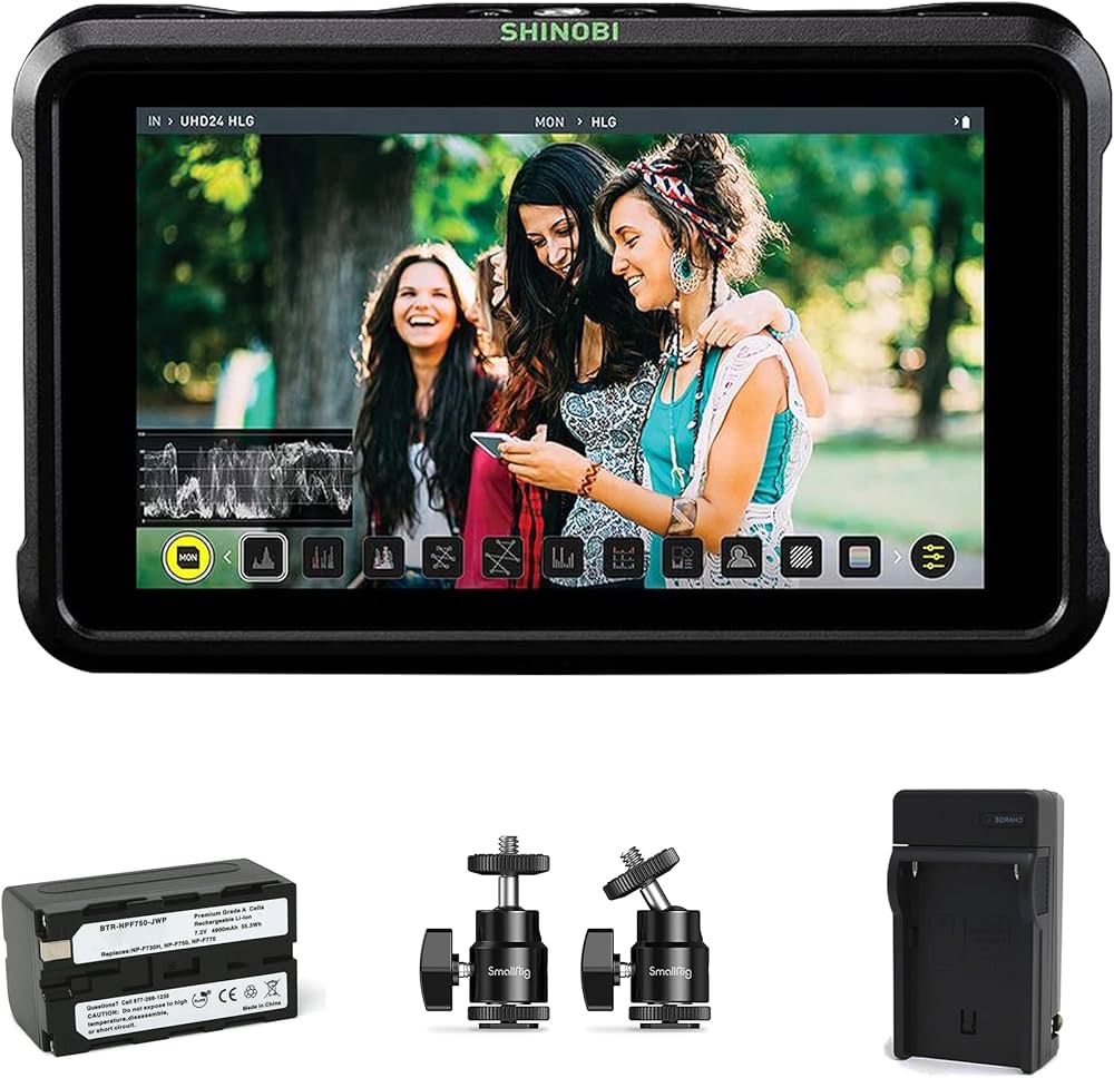 ATOMOS SHINOBI 4K 5インチ HDRフォト・ビデオモニター Amazon.co.jp