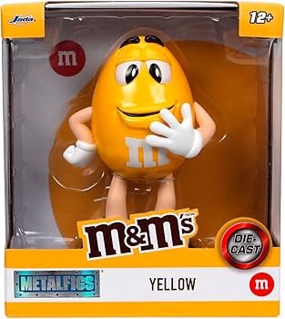 Amazon.com: Jada Toys M&Ms Yellow Figure (10 cm) - Collectible