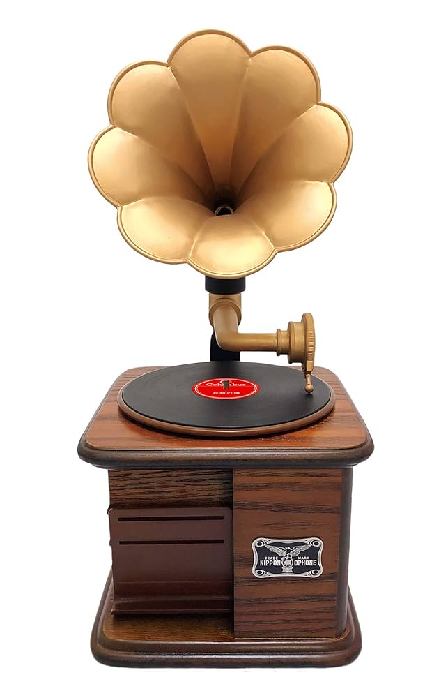 Amazon.co.jp: インテリア蓄音器 コロンブス「長崎の鐘」バージョン